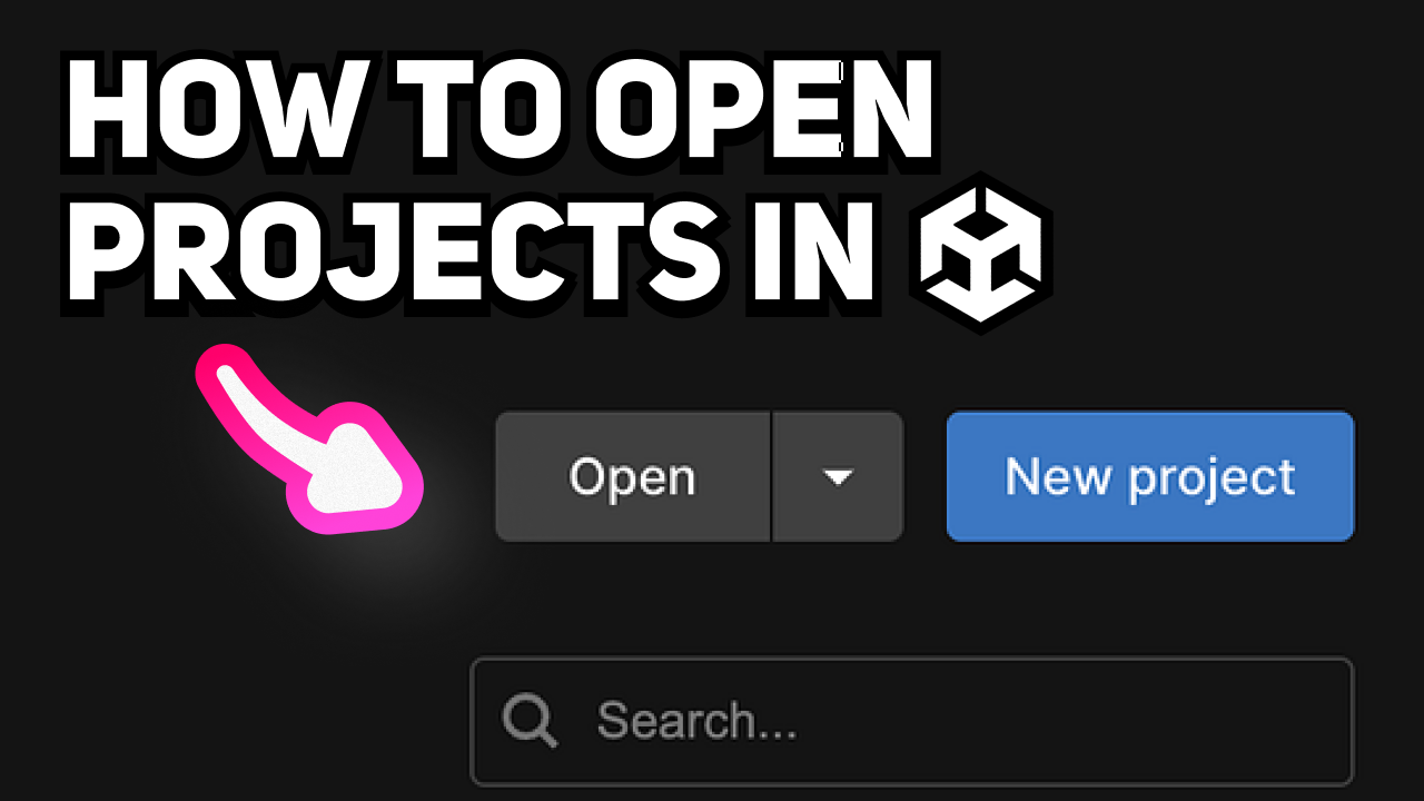 How to Open a Project in Unity: A Quick Start Guide for Beginners thumbnail